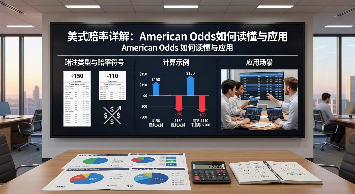 美式赔率 american odds：读法、换算与实战应用
