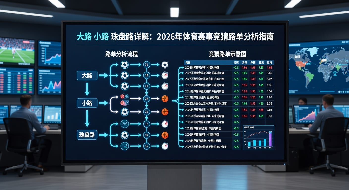 大路 小路 珠盘路：体育投注路数判断与实战解读