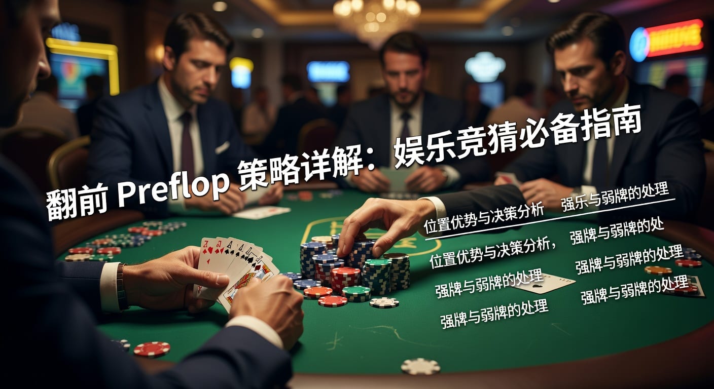 翻前 preflop 进阶解析｜2026年赛前决策逻辑